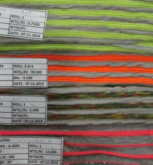 poly cotton flourasent stripe