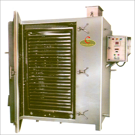 Tray Dryer - 200/400/800 Ltr, 24/48/96 Trays, 16x32x1.25 Inch, 0.5 HP Motor, Temp Control, Timer, Hot Air Circulation