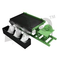 Concentrating Table - Steel, 6ft X 16ft & 3ft X 8ft , Green | 200-500 Kg/hr Capacity, 1-5 Hp Power, Ideal For Gold & Precious Metals Recovery