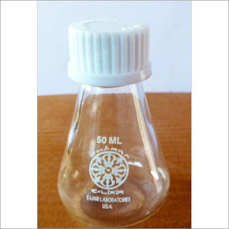 Conical flask with screw cap