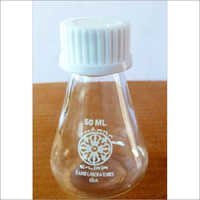 Conical flask with screw cap
