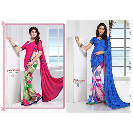 Blue Saree