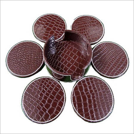 Leather Round Coasters