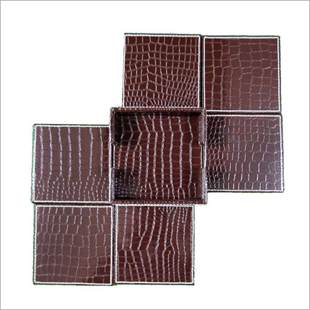 Leather Square Coasters