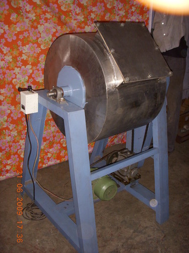 Semi-Automatic Drum Type Mixing Machine