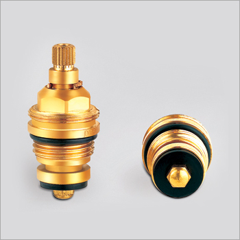 Brass Faucets Cartridge - Brass 25x20mm Gold | Water Control Durable Design Easy Installation Precise Flow 10 Bar 0-80Â°C