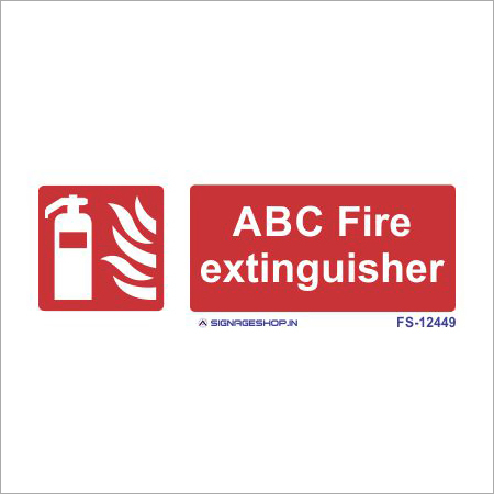 Fire Extinguisher Signs