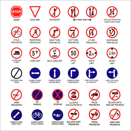 Mandatory Road Signs