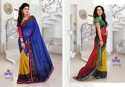 Printed Georgette Sarees