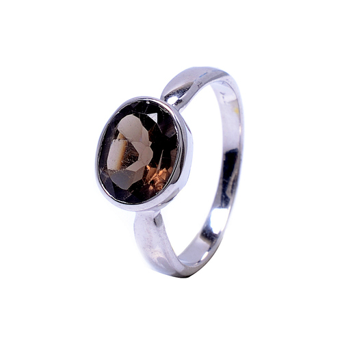 Smokey Topaz Gemstone Ring