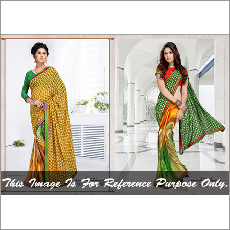 Green Saree