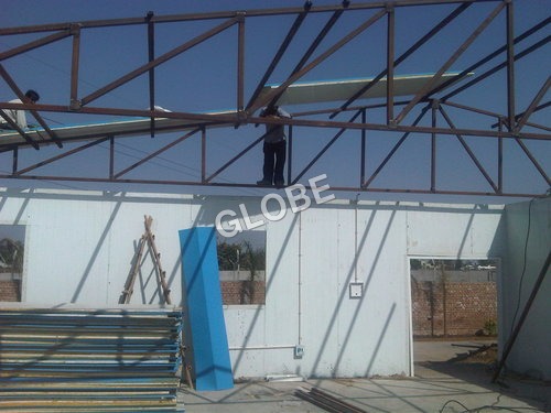 PUF Panel Erection At Site