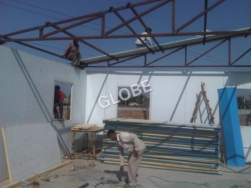 PUF Panel Erection At Site