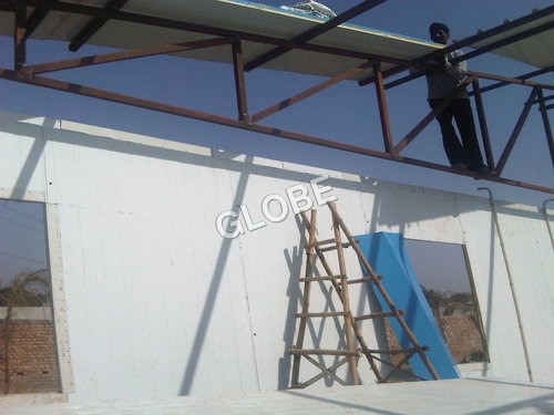 PUF Panel Erection At Site