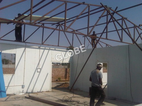 PUF Panel Erection At Site