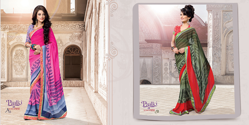 Floral Printed Sarees