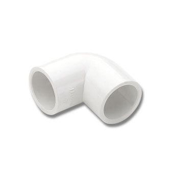 White 90 Degree Upvc Elbow
