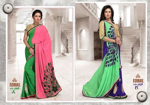 Indian Fancy Work Sarees