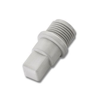 UPVC Long Plug - 1/2 Inch, White | Male Connection, ASTM Standard, Durable, Corrosion Resistant, Ideal for Hot and Cold Fluids