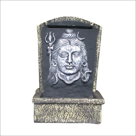 Fiber Lord Shiv Statue Fountain