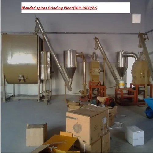 Blended Spices Grinding Plant