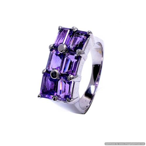 Gemstone Amethyst  Ring