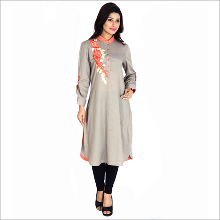 Ladies Cotton Printed Kurti