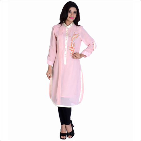 Short Sleeves Cotton Printed Kurti