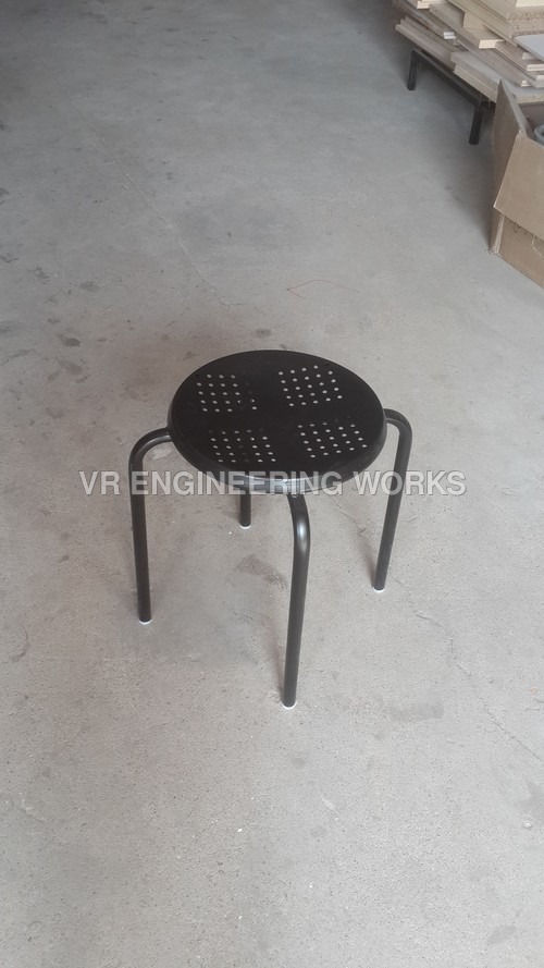 Round Steel Stool