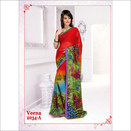 Printed Georgette Sarees