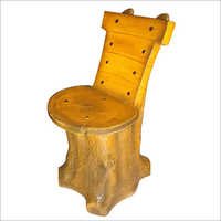 Desinger Fiber Chair - Unique Style, Varied Dimensions, Yellow Color | Shiny Finish, Artistic Design, Comfortable Seating, Durable Material