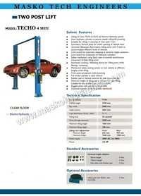 Car Two Post Lift