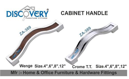 New Cabinet Handle - Stainless Steel, Zinc Alloy, 4"-12" Sizes, Silver & Wenge | Glossy, Matt, Two Tone, Durable, Easy Install