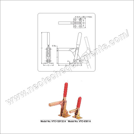 Metal Heavy Duty Clamps Angle Base