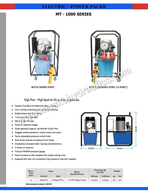 Electric Power Packs