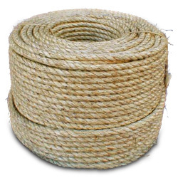 Natural fiber rope