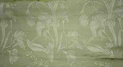 GREEN MUSKY SILK A LINEN