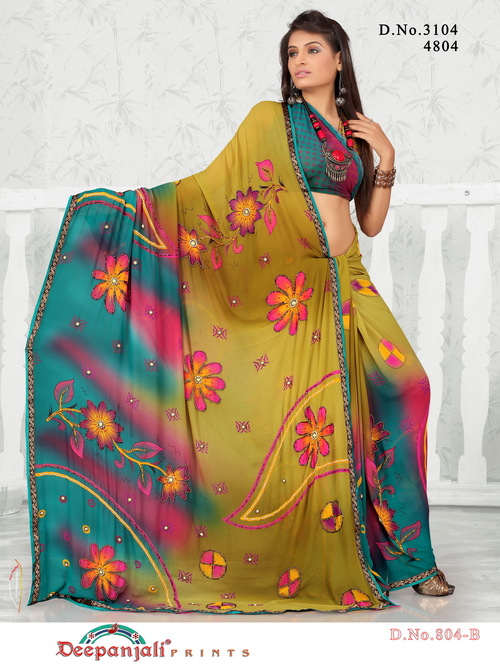 Jardosi Work Saree