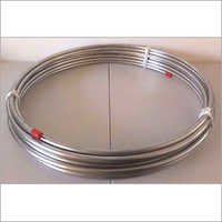 Ss Capillary Tubing Pipe - Stainless Steel, Round Shape, Silver Color | Galvanized Surface Treatment, High Durability & Corrosion Resistance