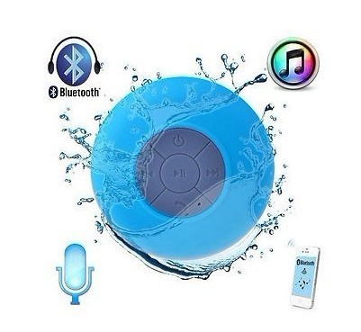 Mini Waterproof Wireless Bluetooth Speaker Shower Hands-free Suction In-car Mic