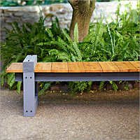 Wooden Park Bench