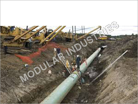 Industrial Oil Pipeline Laying