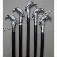Eagle Head Wooden Walking Stick