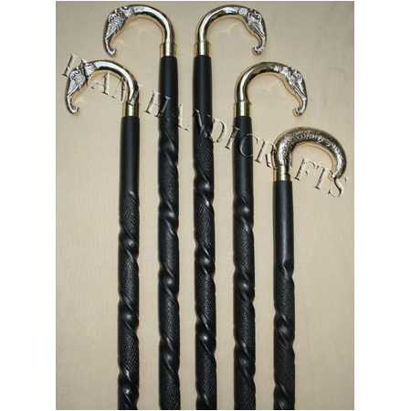 Elephant Head Walking Sticks
