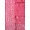 Chikan Salwar Kameez - Cotton, Medium Size, 54 Inches Length, Pink Color | Attractive Look, Colorfastness, Elegant Design, Smooth Texture, Excellent Finish