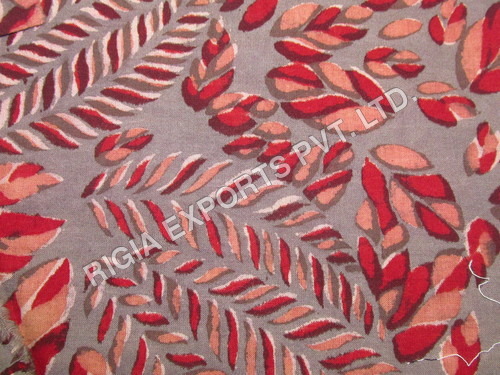 Multi Color Printed Synthetic Fabric