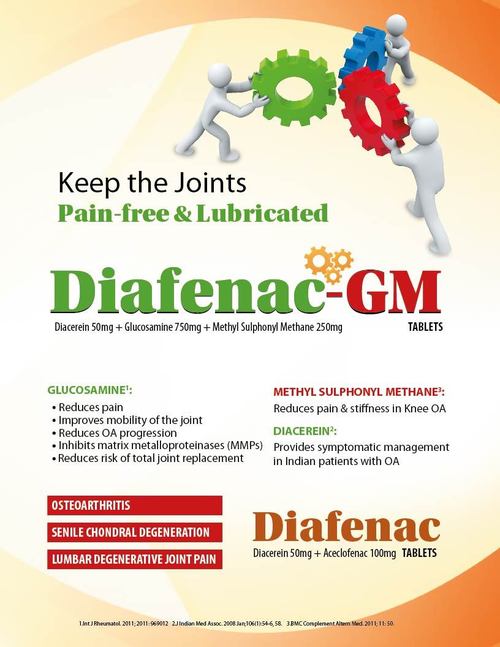 Aceclofenac & Diacerein Tablets