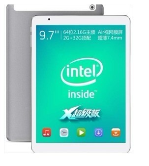 2GB/32GB 9.7" IPS WIFI Tablet PC 64Bit Intel Quad Core CPU Android 4.4.2