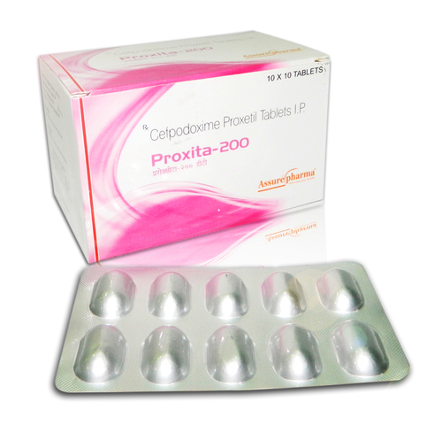 Cefpodoxime Proxitile 200 mg Tablet - 200 mg Dosage, Blister Pack of 10x10 | Adult Use, Store in Dry Place