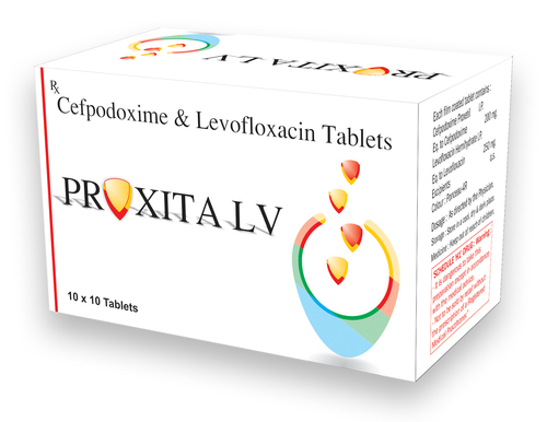 Cefpodoxime 200Mg + Levofloxacin 250Mg Tablets